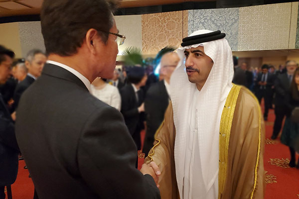 UAE建国記念日レセプションへの出席