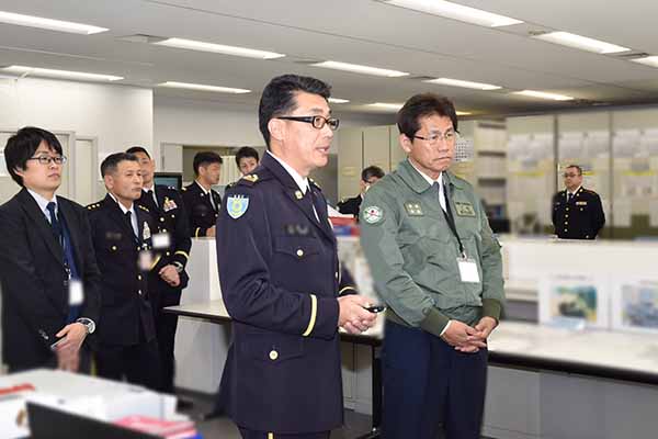 部隊等視察