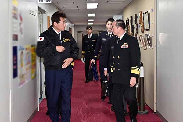 部隊等視察