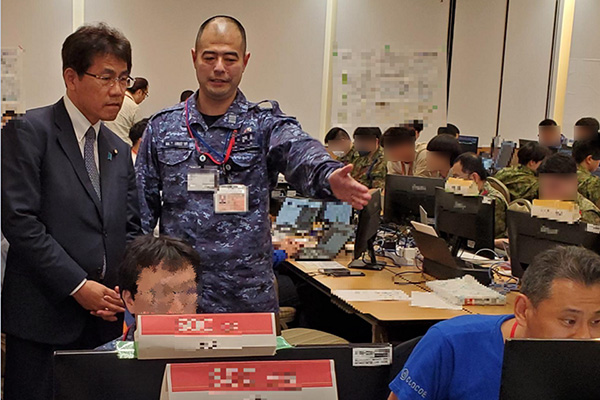 多国間サイバー防衛演習「ロックド・シールズ２０２４」の視察