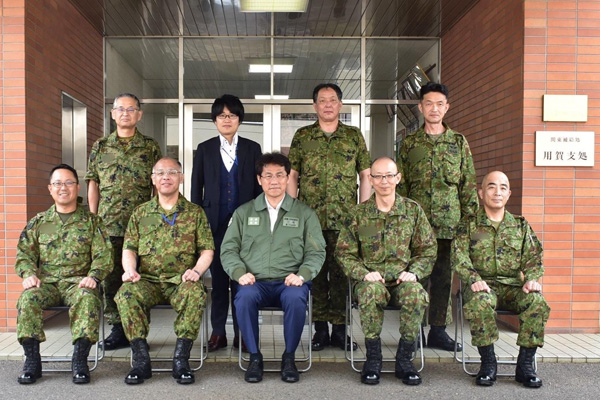 部隊視察