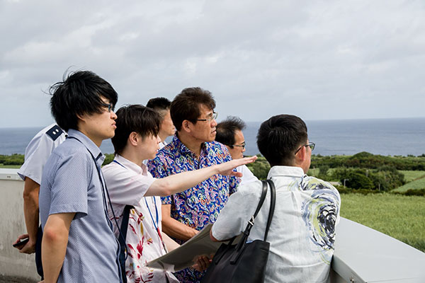 北大東村訪問