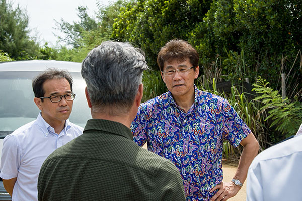 北大東村訪問