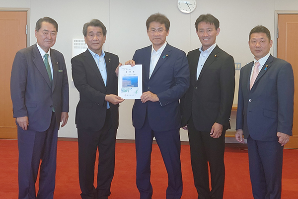静岡県焼津市長からの要請
