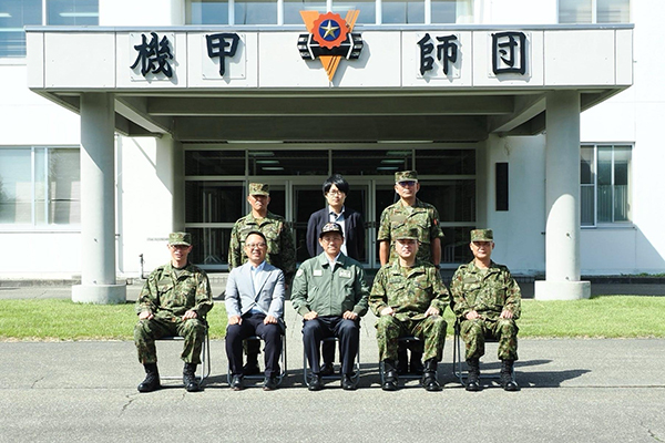 部隊視察