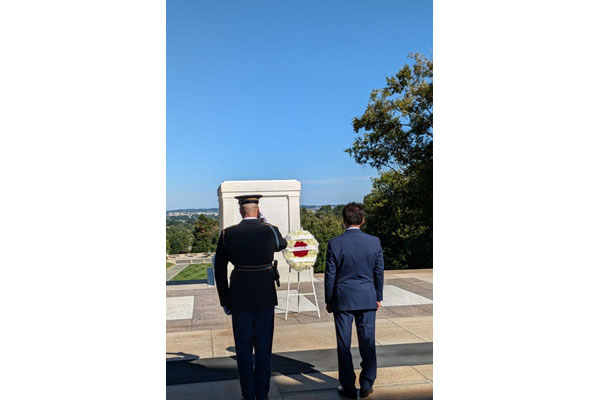 三宅防衛大臣政務官の米国訪問