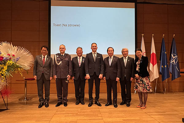 駐日ポーランド大使及び国防武官主催レセプションへの出席