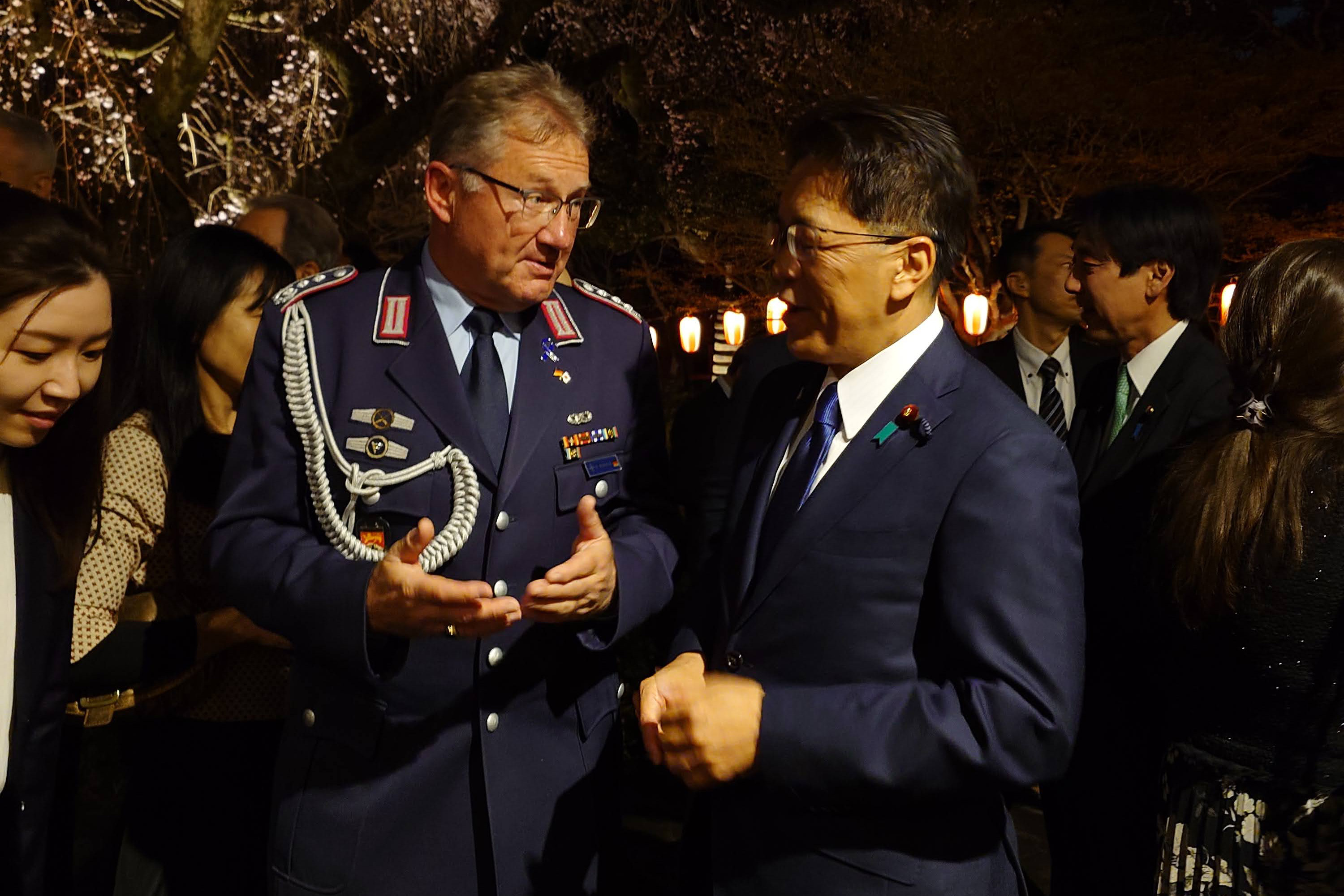 ドイツ国防大臣訪日記念レセプションへの出席