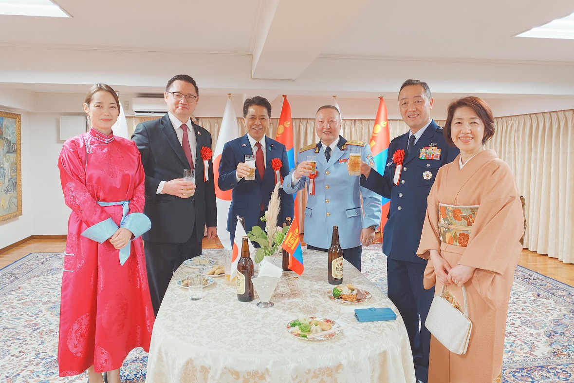 「モンゴル軍の日」１０５周年記念レセプション