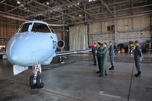 航空自衛隊新潟地区視察