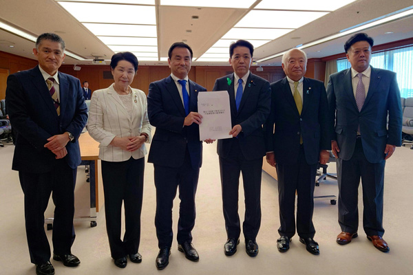 山口県知事及び同県議会議長等からの表敬