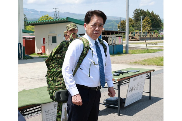 部隊視察