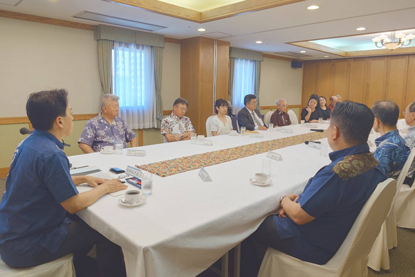 自衛隊家族会・隊友会との意見交換