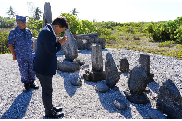 南鳥島視察