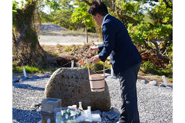 南鳥島視察
