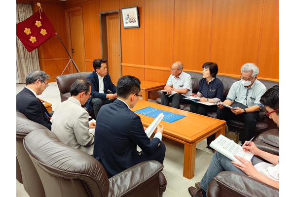 沖縄県宮古島市長からの要請