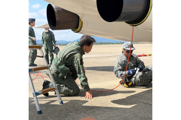 航空自衛隊芦屋基地視察