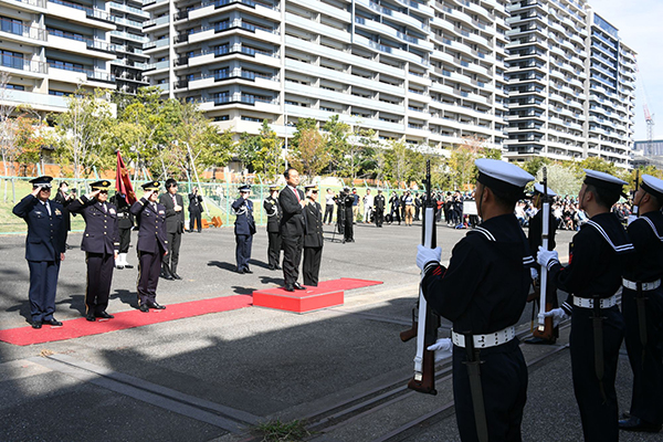 遠洋練習航海部隊帰国行事への出席