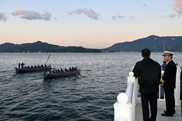 海上自衛隊江田島地区の視察