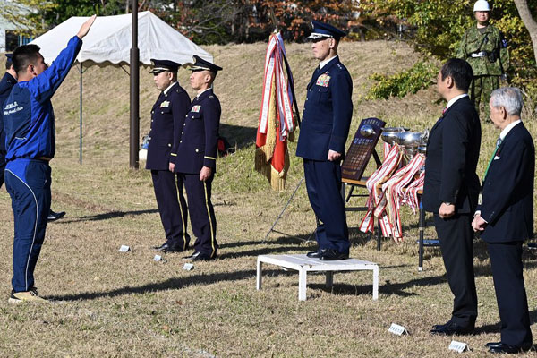 全自衛隊ラグビーフットボール大会開会式への出席