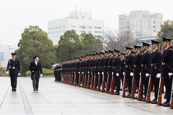 鬼木防衛副大臣着任式
