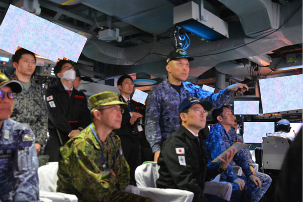 令和５年度日米共同統合防空・ミサイル防衛訓練の視察