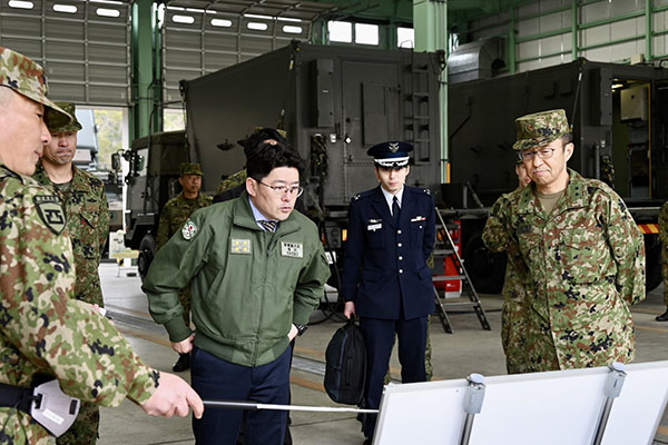 部隊等視察