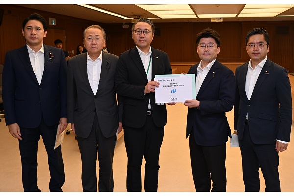 長崎県知事及び同県議会議長からの要請