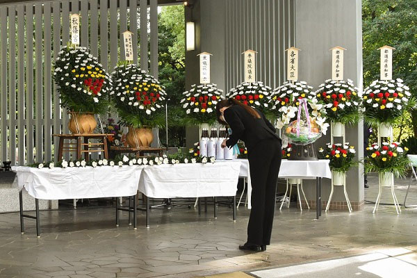 千鳥ヶ淵戦没者墓苑秋季慰霊祭