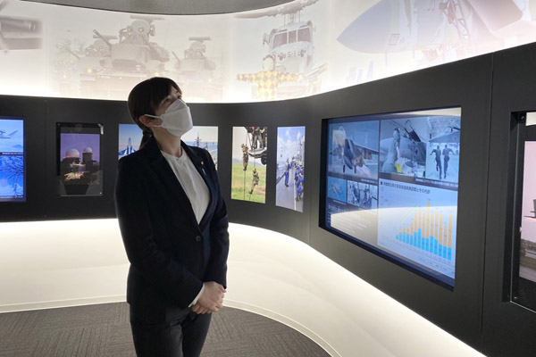 広報展示室の視察
