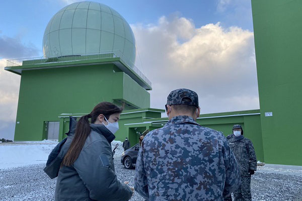 陸上自衛隊稚内分屯地、海上自衛隊稚内基地分遣隊及び航空自衛隊稚内分屯基地の視察