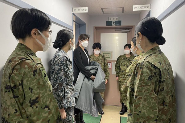 陸上自衛隊稚内分屯地、海上自衛隊稚内基地分遣隊及び航空自衛隊稚内分屯基地の視察
