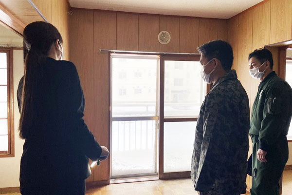 陸上自衛隊稚内分屯地、海上自衛隊稚内基地分遣隊及び航空自衛隊稚内分屯基地の視察