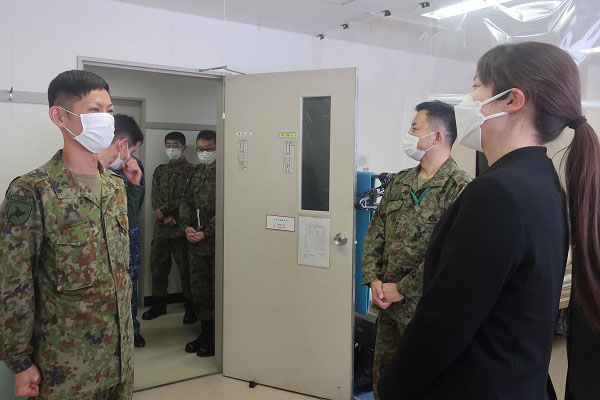 陸上自衛隊稚内分屯地、海上自衛隊稚内基地分遣隊及び航空自衛隊稚内分屯基地の視察