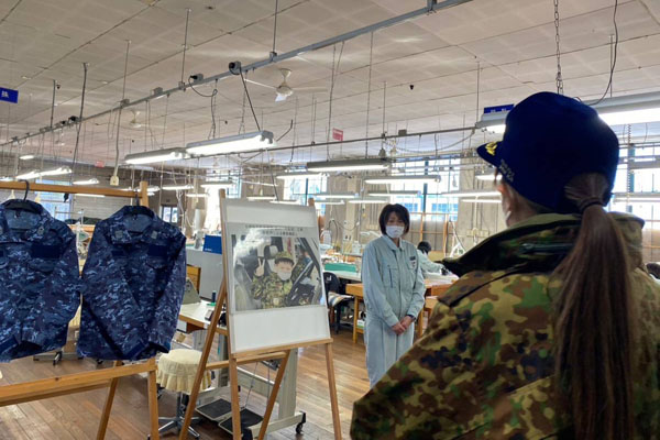 陸上自衛隊島松駐屯地の視察