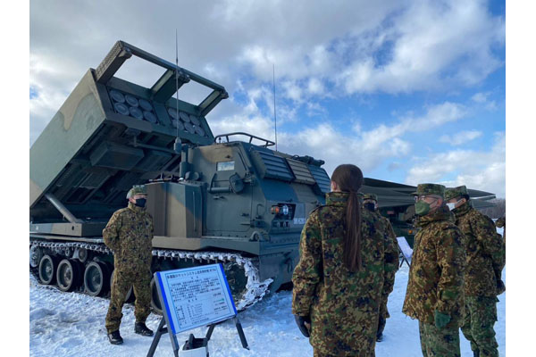 陸上自衛隊北千歳駐屯地の視察