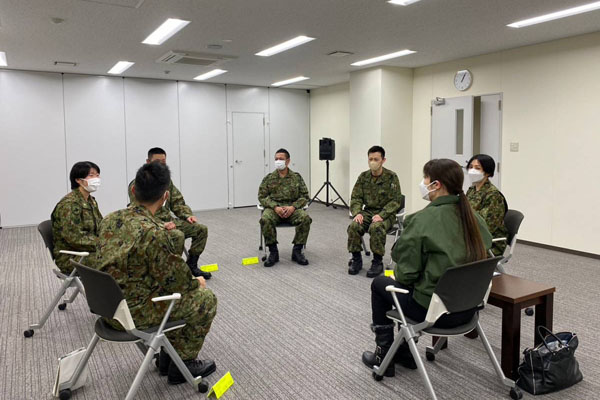 陸上自衛隊北千歳駐屯地の視察