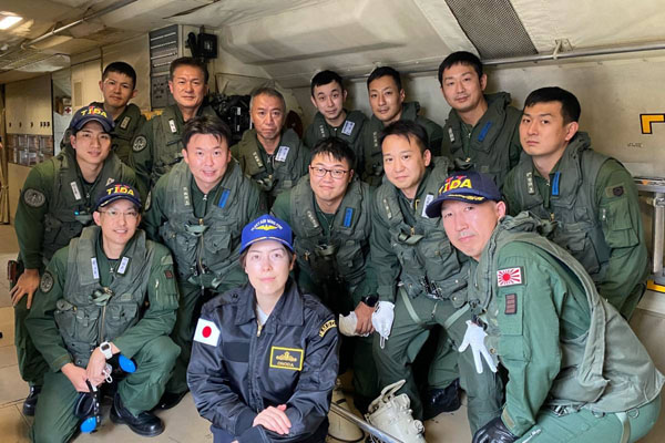 海上自衛隊那覇航空基地の視察