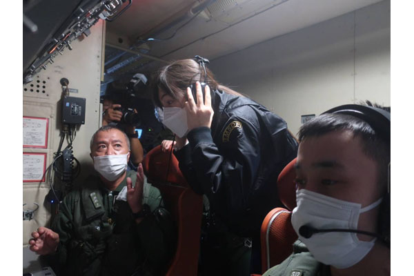 海上自衛隊那覇航空基地の視察