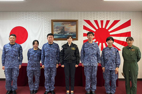 海上自衛隊那覇航空基地の視察