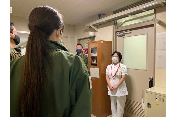 陸上自衛隊南那覇駐屯地・那覇駐屯地の視察