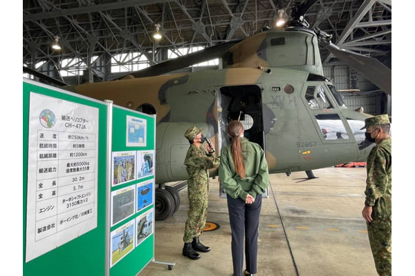 陸上自衛隊南那覇駐屯地・那覇駐屯地の視察