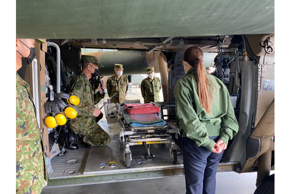 陸上自衛隊南那覇駐屯地・那覇駐屯地の視察