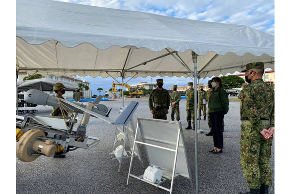 陸上自衛隊南那覇駐屯地・那覇駐屯地の視察