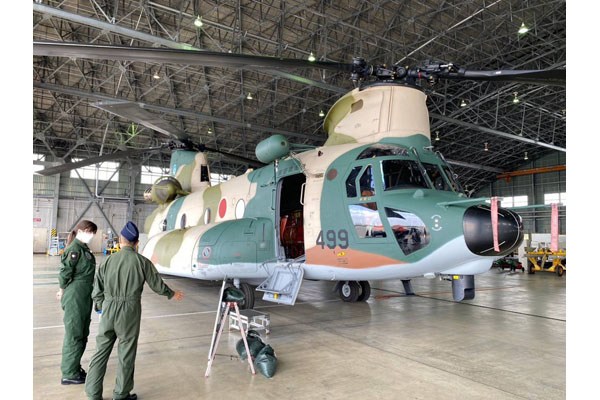航空自衛隊那覇基地の視察