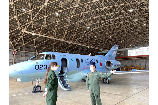 航空自衛隊那覇基地の視察