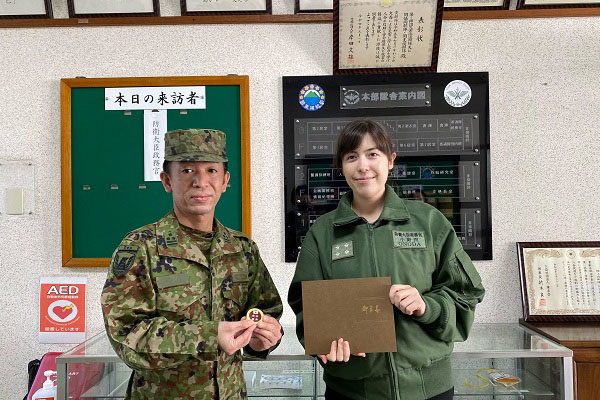 部隊視察