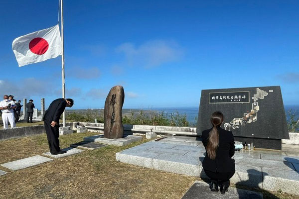 日米硫黄島戦没者合同慰霊追悼顕彰式への参列