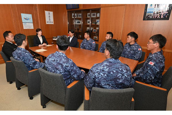 ベトナム能力構築支援に係る派遣自衛官への激励