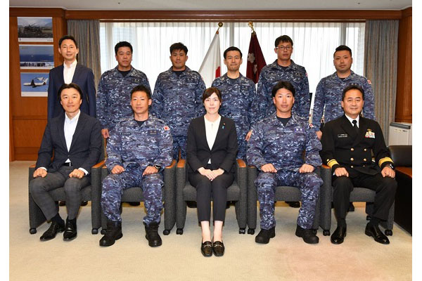 ベトナム能力構築支援に係る派遣自衛官への激励